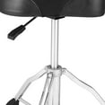 thumbnail image 4 of VEVOR Hydraulic Drum Throne - Adjustable Height 19.3-25.2 in, Padded Seat, 500 lbs Capacity, 360° Swivel, Anti-Slip Feet, Includes Drumsticks, 4 of 12