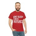 thumbnail image 5 of Eat Sleep Chess Unisex Graphic Tee Shirt, 5 of 12