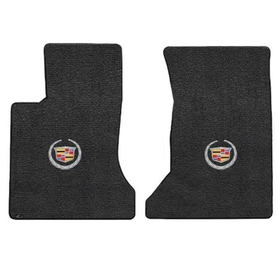 Lloyd Mats 600082 SRX 2Wd 2006-2009 2 Piece Ebony Ultimat Cadillac Logo Mat