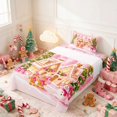 thumbnail image 3 of Manfei Nutcracker Twin Sheets Christmas Bedding, Lilac White 3pcs (1 Flat Sheet, 1 Fitted Sheet and 1 Pillowcase), 3 of 6