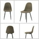 thumbnail image 5 of HOMYLIN Sillas de Comedor Set 4 Vintage Silla Farbic de Cocina,  para la Cena Cocina Sala de Estar, Verde, 5 of 6