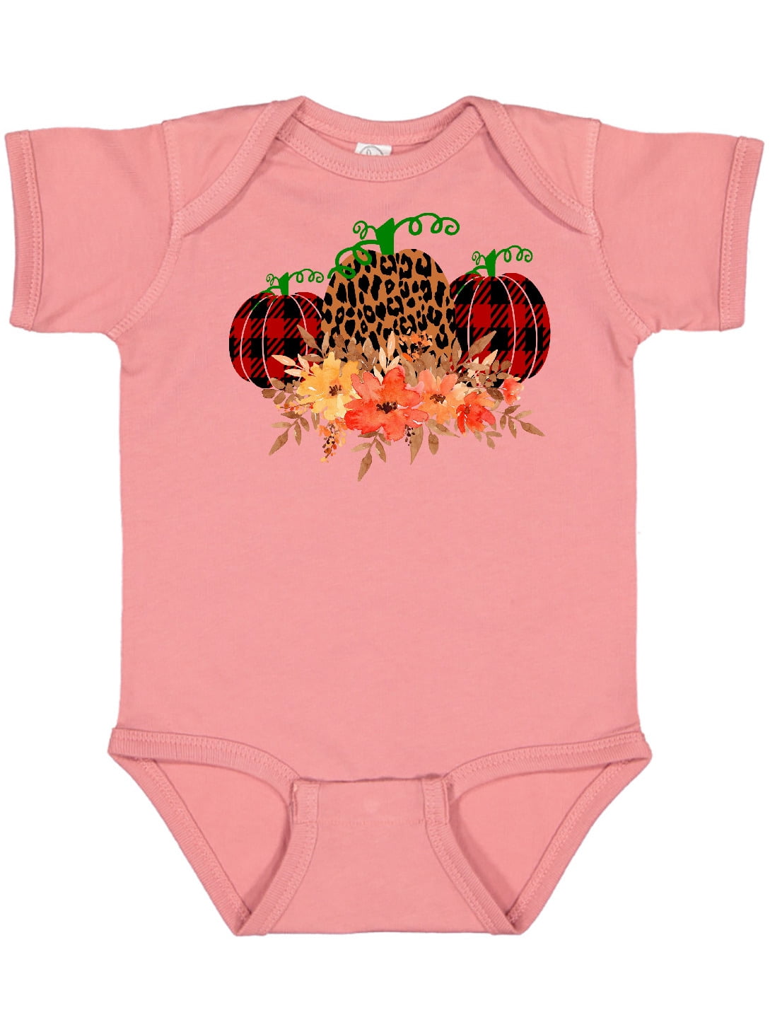 inktastic Patterned Pumpkin Patch Infant Creeper 