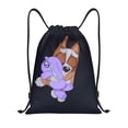 thumbnail image 1 of Zufioo Bluey Print Sports Cinch Sack Gym String Bags Machine Washable Heavy Duty String Backpack for Men Women-Medium, 1 of 6