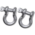 thumbnail image 1 of Méga Manilles en D de 1 Pouce - Galvanisées (Paire) (Récupération de Véhicule 4X4), 1 of 1