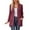 Red, variant on GPOECD Womens 2025 Fall Solid Color Casual Long Sleeve Side Pocket Cardigan Jacket Open Front Lightweight Wear Outerwear Red,L