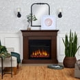 thumbnail image 2 of Real Flame Crawford 48" Slim Electric Fireplace in Chestnut Oak, 2 of 9