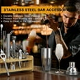 thumbnail image 3 of 30pcs Mixology Bartender Kit with Stand, Monteka 25oz Bar Set Cocktail Shaker Set, Professional Bartending Kit Home Bar Tools Set Bar Accessories, 3 of 8