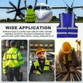 thumbnail image 7 of Uxcell High Visibility Reflective Safety Vest, Class 4 Construction Work Vest Smooth Zipper Front for Construction Safety Use Dark Blue, 7 of 7