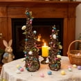 thumbnail image 6 of 2PACK Easter Rattan Table Tree Decor Lighted with Eggs & Berries, Spring Centerpieces for Home, Easter Table & Holiday Decorations, 6 of 7