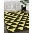 thumbnail image 2 of Ahgly Company Indoor Round Patterned Metallic Gold Area Rugs, 6' Round, 2 of 6