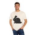 thumbnail image 4 of Motivational Easters Enthusiasts Bunnies Illustration Gag Inspirational Rabbits Devotee Distressed Graphic Unisex Garment-Dyed T-shirt, 4 of 4