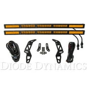 Diode Dynamics 18-21 Jeep JL Wrangler/Gladiator SS30 Bumper Bracket Kit - Amber Combo Dual