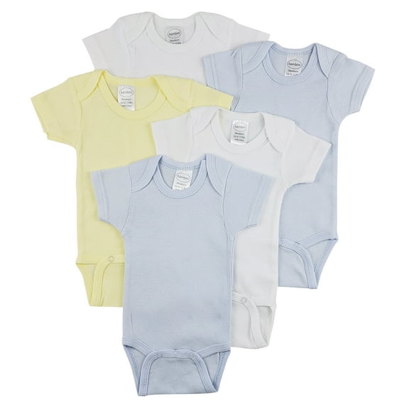 Bambini Short Sleeve One Piece 5 Pack