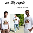 thumbnail image 2 of Usa 250th Anniversary Shirts for Men 250th Anniversary of America Printing with Eagle Meaningful Soldier Gift 100% Cotton Shirts White 3XL, 2 of 4
