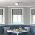 thumbnail image 3 of Evelyn&Zoe Industrial 10" Wide Brass Semi Flush Mount, 3 of 7