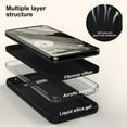 thumbnail image 4 of Slim Liquid Silicone Case for Google Pixel 8,with Scratch-Resistant Microfiber Lining Shockproof Soft Silicone Protective Case for Google Pixel 8 (Black), 4 of 14