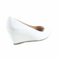thumbnail image 2 of Doris-12 Women's Open Peep Toe Patent Wedge Heel Shoes, 2 of 2
