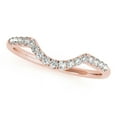 thumbnail image 1 of Aonejewelry 0.17 Carat Diamond Wedding Band In 14K Solid Rose Gold, 1 of 4