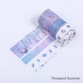 thumbnail image 1 of Tignapoo Colorful Washi Tape Set for DIY Journaling - 4 Rolls in a Box with Various Patterns, Perfect for Scrapbooking and Crafting - 2m Length Each Roll, 1 of 7