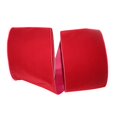 thumbnail image 1 of Reliant Ribbon 92270W-090-25K Value Velvet Wired Edge Ribbon - Burgundy - 6 in. x 50 yards, 1 of 1