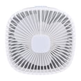 thumbnail image 2 of Ventilador pequeño 4 niveles Velocidad del viento 3 niveles de brillo Carga USB Ventilador silencioso para tienda de campaña Ventilador portátil con ganchosBlanco, 2 of 14