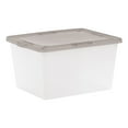 thumbnail image 7 of IRIS 24.5 Qt. Plastic Storage Bins with Lids, Stackable Storage Containers, Totes, 6 Pack, 7 of 7