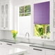 thumbnail image 4 of Persianas plisadas autoadhesivas para cocina medias cortinas opacas para ventana color morado, 4 of 5