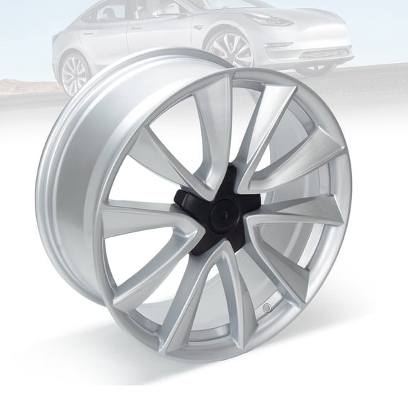 19" Rim for Model 3 2017-2023 19"x8.5" Silver Alloy Replacement Wheel Rim