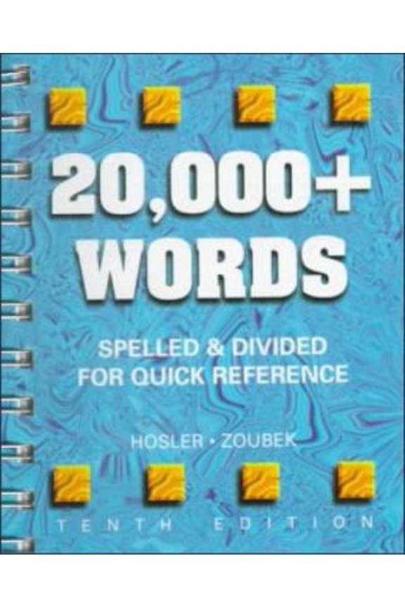 Pre-Owned 20,000+ Words: Spelled and Divided for Quick Reference (Hardcover) 0028021584 9780028021584