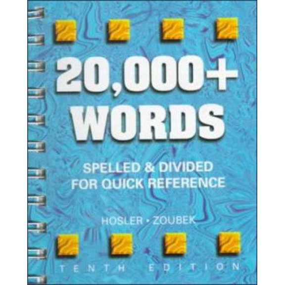 Pre-Owned 20,000+ Words: Spelled and Divided for Quick Reference (Hardcover) 0028021584 9780028021584