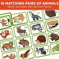 thumbnail image 2 of Quokka Puzzles for Toddlers Ages 2-4 – Jigsaw Puzzles with 16 Matching Pairs of Wood Animals – Memory Matching Puzzles for Kids 3 6, 2 of 5