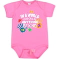 thumbnail image 3 of Inktastic In a World You Can Be Anything Be Kind Autism Awareness Boys or Girls Baby Bodysuit, 3 of 5