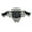 MUD GIRL CADILLAC STYLE, variant on Bull Long Horn Blinged Western Silver Metal Belt Buckle Texas Rodeo Rhinestones