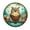Owl Wearing Glasses, variant on 36.2 Inch Round Floor Mat Various Colors Cat Carpet Decor Rug for Living Room Bedroom