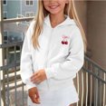 thumbnail image 6 of JAJAHO Girls Zip Up Hoodie Sweatshirt With Pockets Cherry Print Long Sleeve Jacket For Kids 5-14Y, 6 of 6