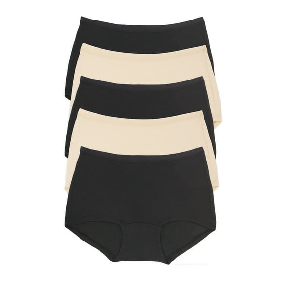 So Smooth Modal Midrise Boyshort 5-Pack | Felina | Panty