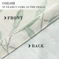 thumbnail image 6 of VOGOL Green Printed Leaf Short Curtain, Tie Up Valances for Cafe Bathroom, 52x18 inches, One Piece, Rod Pocket, 6 of 7