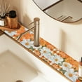 thumbnail image 2 of Yayeee Faucet Mat for Kitchen Sink 14.7" Diatomite Long Splash Guard Pad, Sunny Floral, 2 of 7