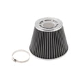 thumbnail image 1 of Filtro de aire de motor Unique Bargains 75mm de alto flujo con cabeza de hongo, filtro de admisión de aire frío de abrazadera superior cerrada con 1 abrazadera gris para automóvil, 1 of 6