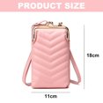 thumbnail image 2 of Bolso pequeño del teléfono móvil de la pantalla táctil de las nuevas señoras de la moda de Crowsourcing del hombro de la PU, 2 of 5
