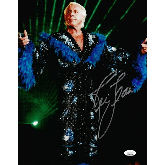 Ric Flair Autographed 11x14 Photo JSA 203590