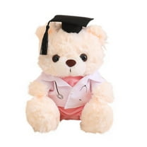 Graduation Bears 2024 Plush Stuffed Animal Bear with Gown Cap Tassel Graduate Cute Student Doctoral Nurse Bear Graduation Gifts Stuffed Bear Doll Plush Bear Toy for Party Supplies