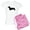 With Pink Camo Pant, variant on CafePress - Dachshund Silhouette Women's Light Pajamas - Women's Short Sleeve Print T-Shirt and Pants Light Cotton Pajama Set