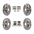 thumbnail image 1 of Transit Auto Front Rear Disc Brake Rotors and Ceramic Pads Kit for Car Chevrolet Traverse GMC Acadia Buick Enclave Blazer K8T-100882, 1 of 11