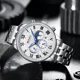 thumbnail image 3 of Reloj Curren Luxury Chronograph Con Calendario Para Hombre Fondo Plateado, 3 of 4