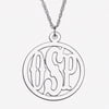 Personalized Sterling Silver 3-initial C