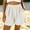 White, variant on BUIGTTKLOP Women's Sweat Shorts Casual Drawstring Shorts Comfy High Waisted Workout Lounge Shorts with Pockets