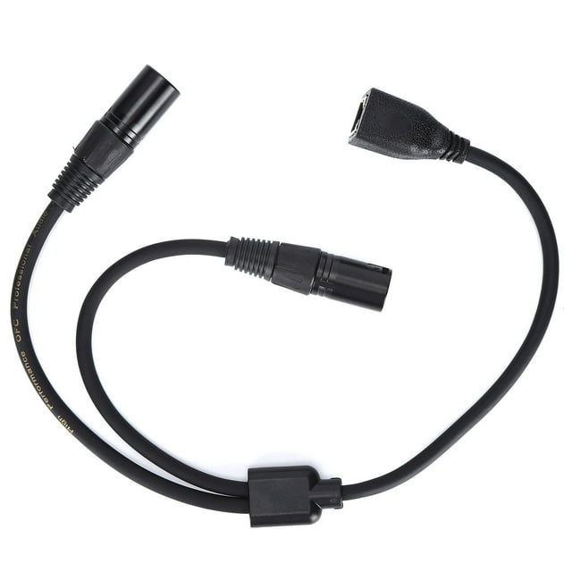 Cable adaptador JORINDO JD6099 Cable adaptador dual XLR macho a RJ45 hembra Y‑Spliter