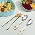 thumbnail image 5 of 304 Stainless Steel Children's Tableware Set, Training Chopsticks, Spoon, Fork, and Storage Box, Safe, BPA-Free, Promotes Self-Feeding, 5 of 9