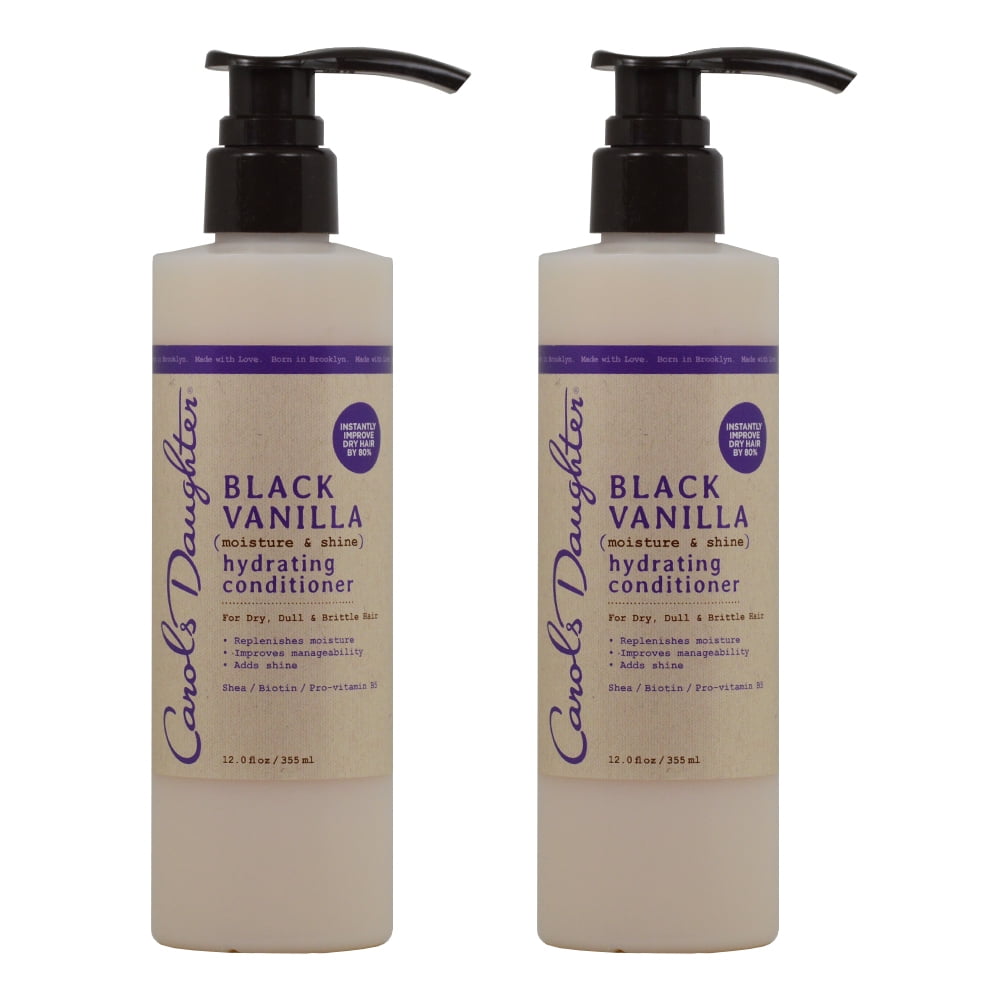 Carol's Daughter Black Vanilla Hydrating Conditioner, 12 Oz "Pack of 2